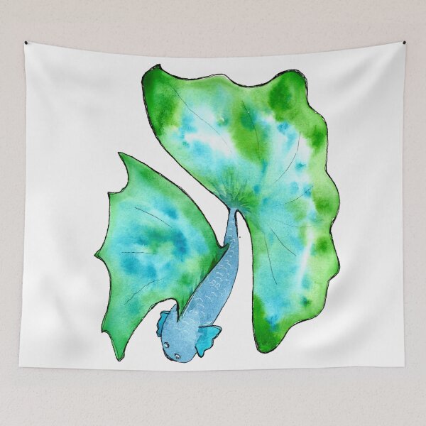 Item preview, green and blue beta fish designed and sold by jennross76.