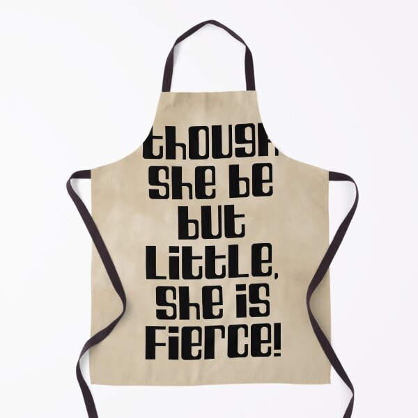 Item preview, Though she be but little she is fierce, William Shakespeare Quote Literary Typography Print2 Vintage designed and sold by Studio Grafiikka.