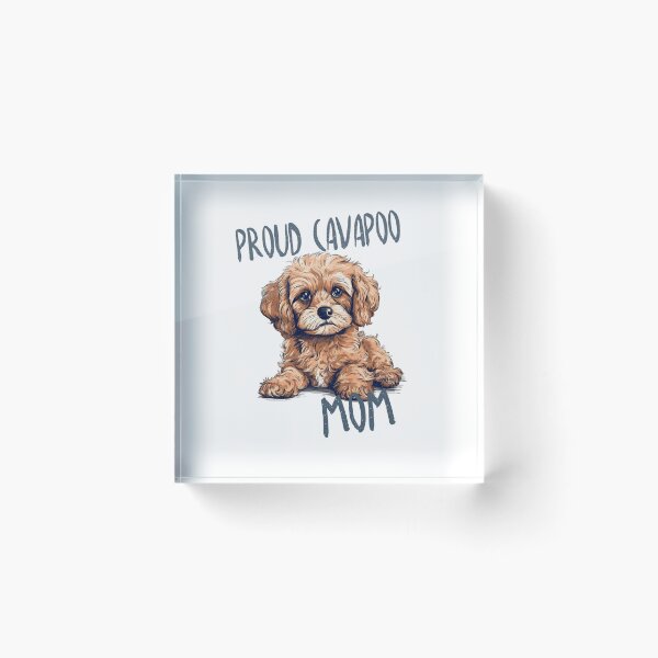 Item preview, Proud Cavapoo Mom - Cute Feminine Cavoodle Mama Tee designed and sold by GVRDesign.