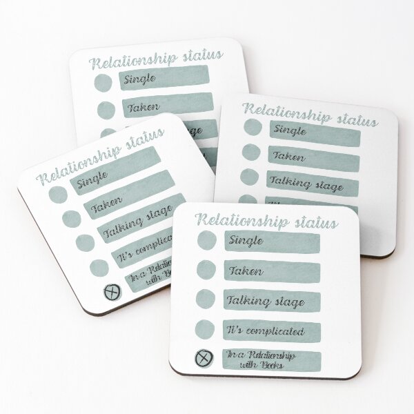 Item preview, Relationship? With my books. designed and sold by LavenderMK.