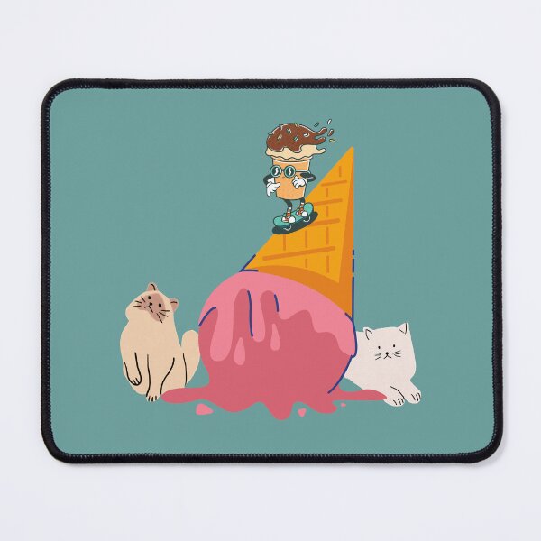 Item preview, ice cream and cat saving my hot summer designed and sold by ichirochen.
