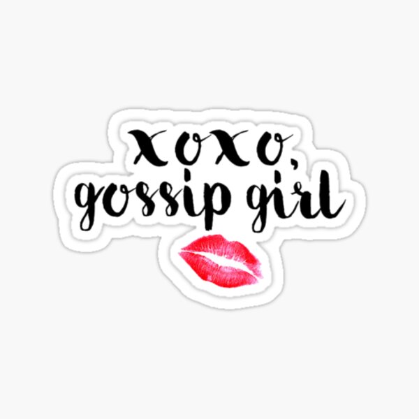 Xoxo Gossip Girl Stickers Redbubble