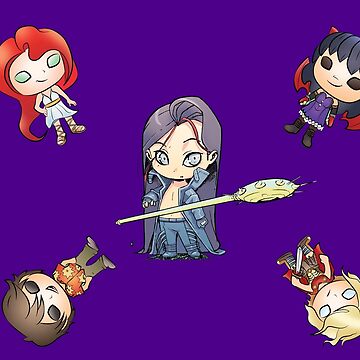Artwork thumbnail, Chibi Dark-Hunters by Sherrilyn McQueen