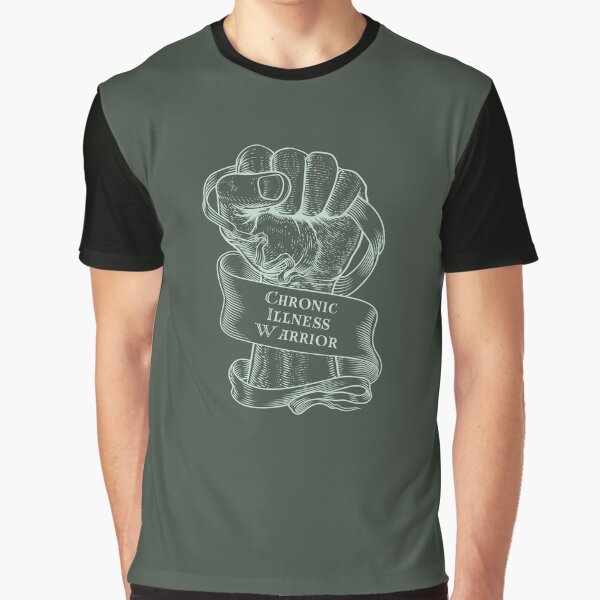 Item preview, Chronic Illness Strong Fist green designed and sold by Madeleine39.