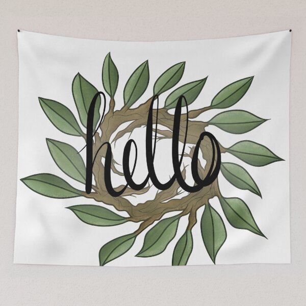Item preview, Hello Spring Wreath designed and sold by AnchoredMae.