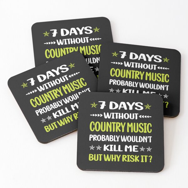 Item preview,  7 Days Without Country Music   designed and sold by AbrahaGreen.