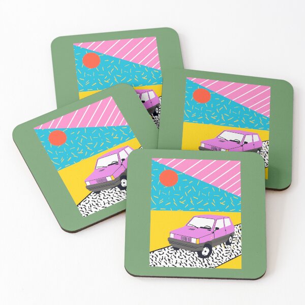 Item preview, Amped - throwback 80s memphis vintage cars sunset socal california beach life iPhone Case 	 designed and sold by tlbjtsds12.
