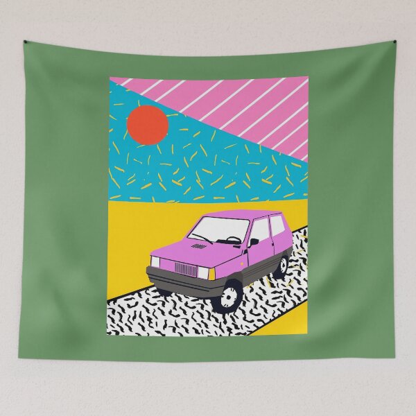 Item preview, Vinilo o funda para iPhone Amped - retroceso 80s memphis autos antiguos puesta de sol socal california vida en la playa designed and sold by tlbjtsds12.