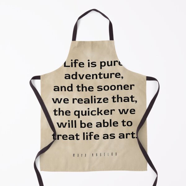 Item preview, Life is pure adventure - Maya Angelou Quote - Literature - Typography Print - Vintage designed and sold by Studio Grafiikka.