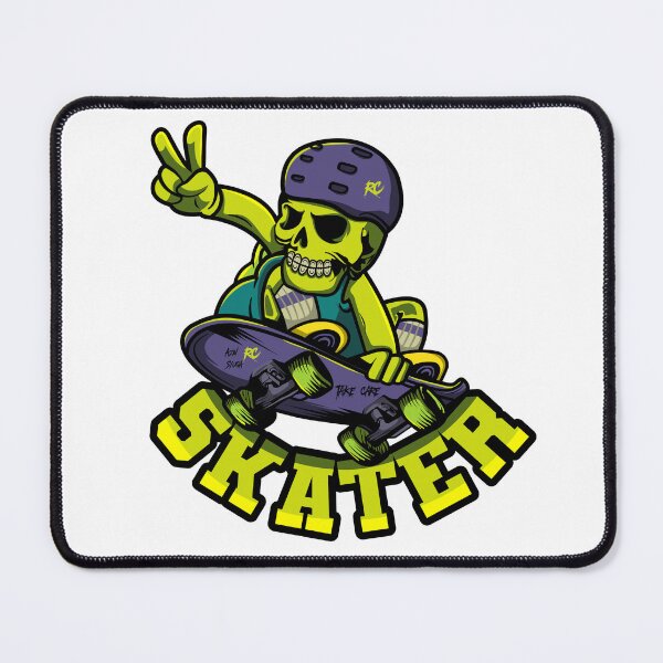 Item preview, ilustration skater greenskull designed and sold by Borera cute.