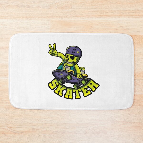 Item preview, ilustration skater greenskull designed and sold by Borera cute.