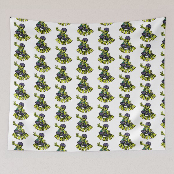 Item preview, ilustration skater greenskull designed and sold by Borera cute.