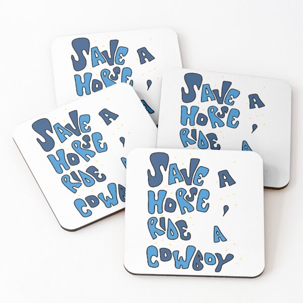 Item preview, save a horse ride a cowboy blue designed and sold by roel-abshire.