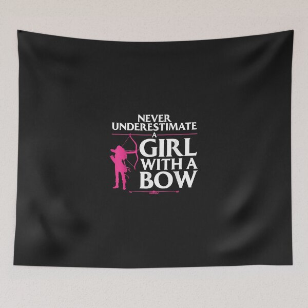 Item preview, Funny Archery Deign For Girl Women Bowhunter Shooting Fan  designed and sold by AliceCarrs.