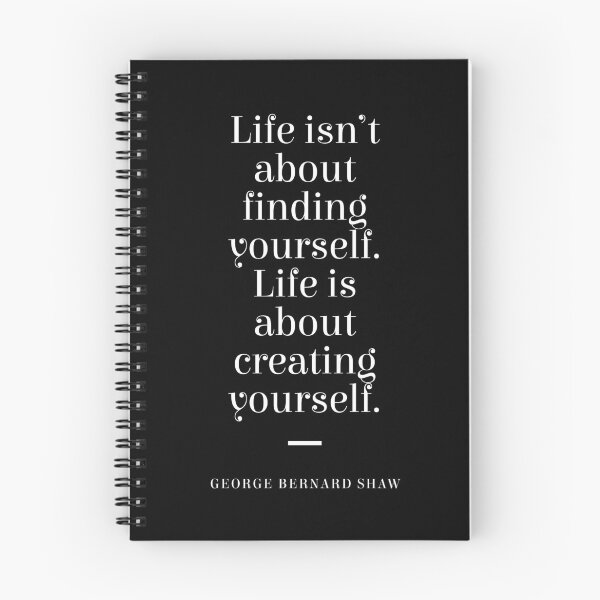 Item preview, George Bernard Shaw Quote - Creating Yourself 2 - Minimal, Typography Print - Literature, Inspiring designed and sold by Studio Grafiikka.