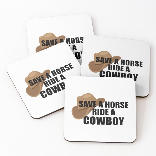 Item preview, Save a horse, ride a cowboy designed and sold by roel-abshire.
