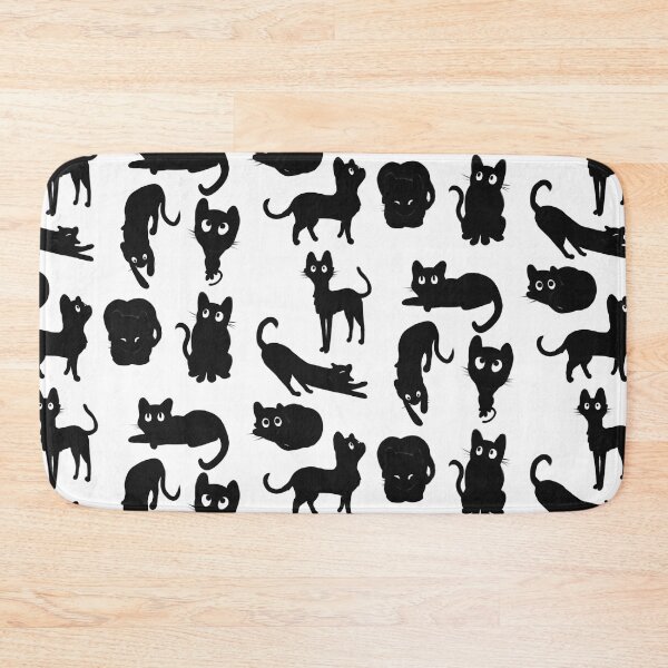 Item preview, Spooky black kittens pattern designed and sold by CreationsByBear.