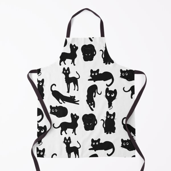 Item preview, Spooky black kittens pattern designed and sold by CreationsByBear.
