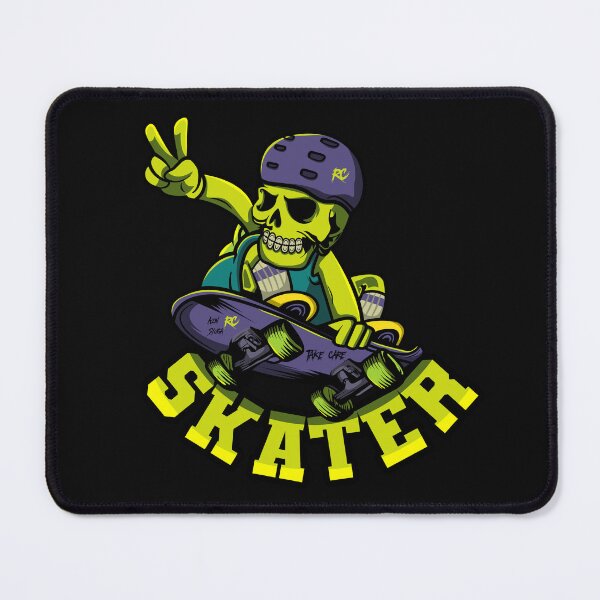 Item preview, ilustration skater greenskull designed and sold by Borera cute.