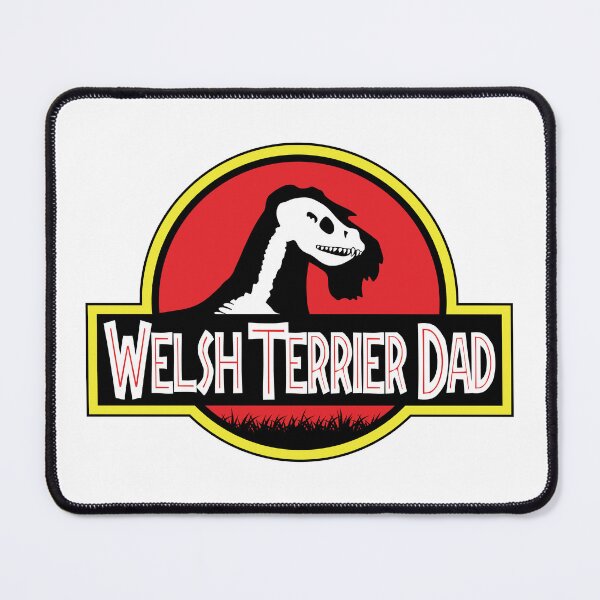 Item preview, (For Bright Background) Jurassic Welsh Terrier Dad designed and sold by More Cute Dogs.