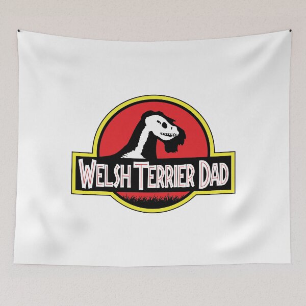 Item preview, (For Bright Background) Jurassic Welsh Terrier Dad designed and sold by More Cute Dogs.