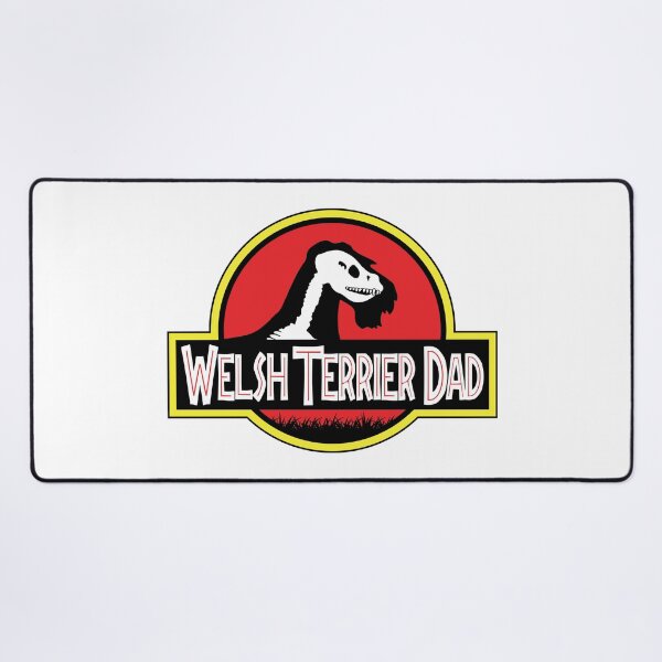 Item preview, (For Bright Background) Jurassic Welsh Terrier Dad designed and sold by More Cute Dogs.