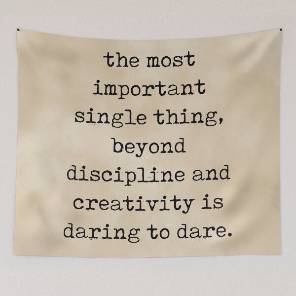 Item preview, Darling to Dare - Maya Angelou Quote - Literature - Typewriter Print - Vintage designed and sold by Studio Grafiikka.