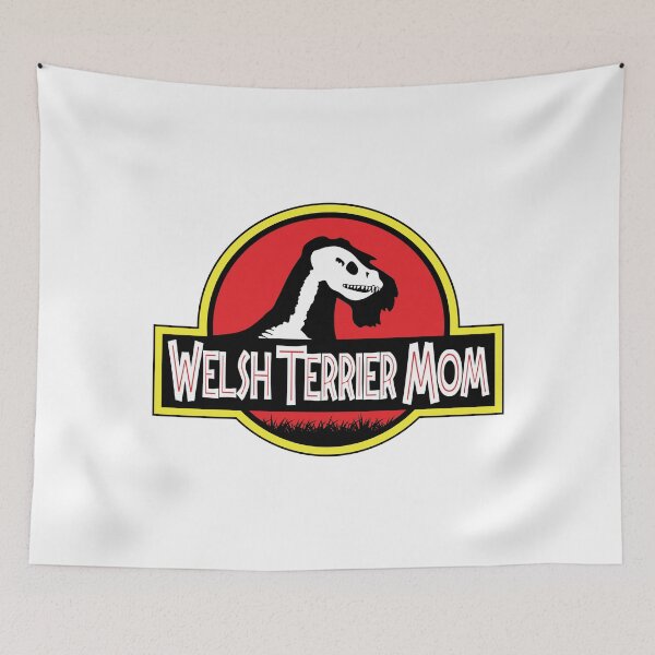 Item preview, (For Bright Background) Jurassic Welsh Terrier Mom designed and sold by More Cute Dogs.