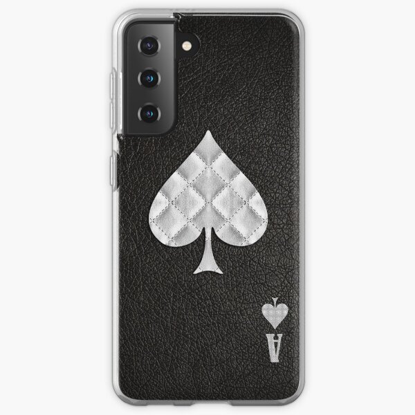 Ace of Spades Leather Samsung Galaxy Soft Case