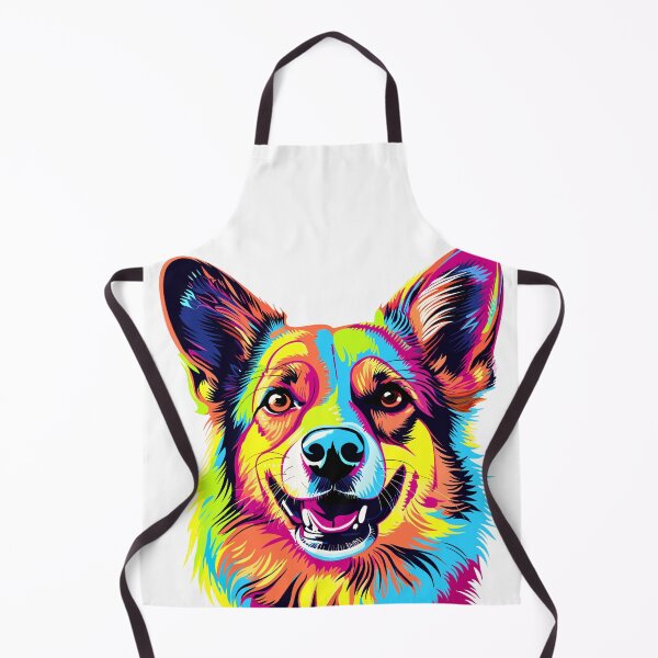 Item preview, Vibrant and Adorable little Corgi abstract design. designed and sold by Artbyminga.