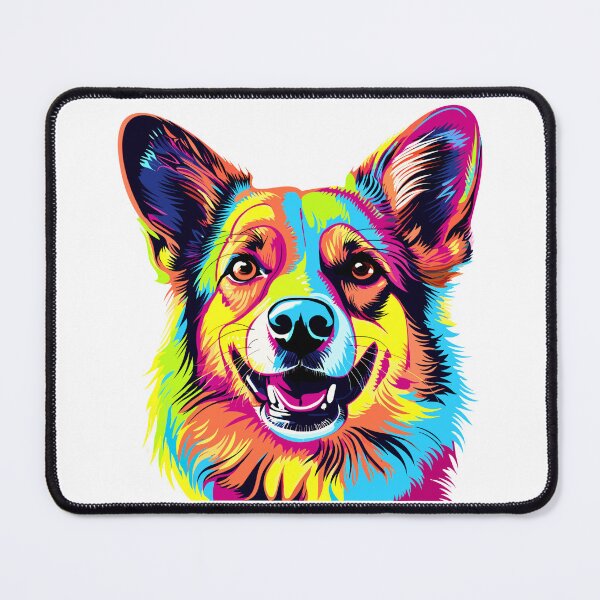 Item preview, Vibrant and Adorable little Corgi abstract design. designed and sold by Artbyminga.