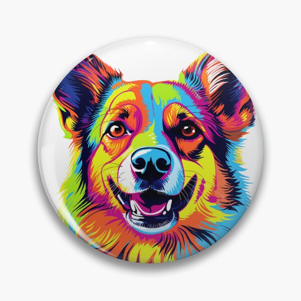 Item preview, Vibrant and Adorable little Corgi abstract design. designed and sold by Artbyminga.