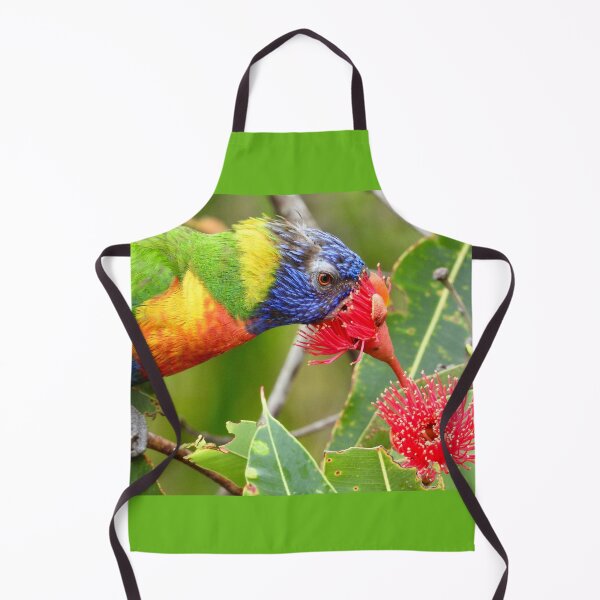 Item preview, bird kiss a flower Rainbow Lorikeet designed and sold by Mark Grimsley.