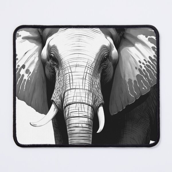 Item preview, Monotone elephant designed and sold by Animal-Avenue.