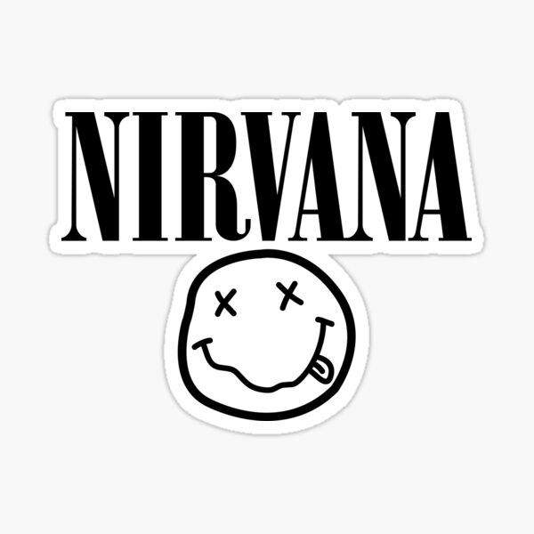 Sticker Nirvana Smiley Logo
