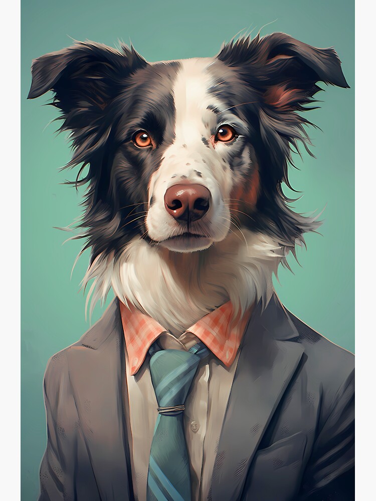 Animals Wearing Clothes 4 Jason took a job in the city but it took too much. Lost everything but fell in love getting married in the fall. Worth it all. Border collie