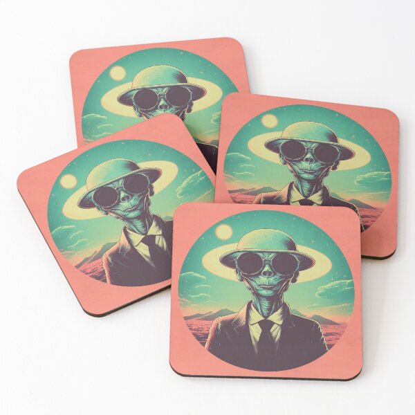 Item preview, Alien Landed in Hat and Suit Retro Classic Vintage   designed and sold by redstar19.