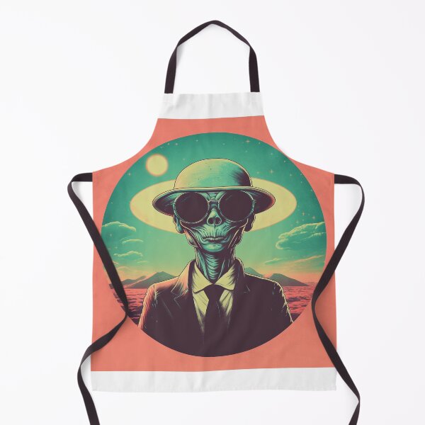 Item preview, Alien Landed in Hat and Suit Retro Classic Vintage designed and sold by redstar19.