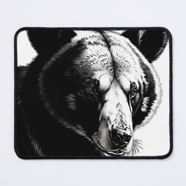 Item preview, monochrome bear designed and sold by Animal-Avenue.