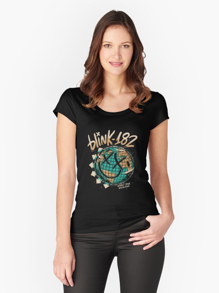 Blink-182 albums Fitted Scoop T-Shirt for Sale by LadyLyones | Redbubble