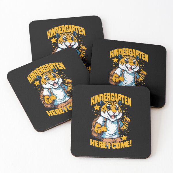 Item preview, Kindergarten Here I Come Back To First Day Of School Tiger designed and sold by GrandeDuc.