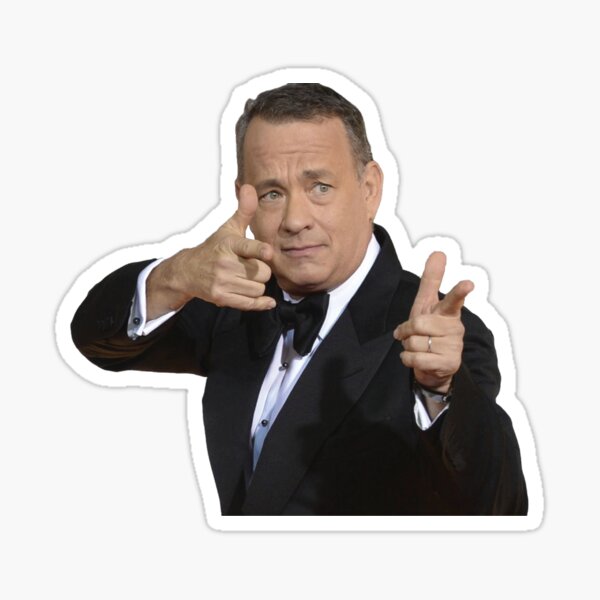 Tom Hanks - thumbs up Sticker