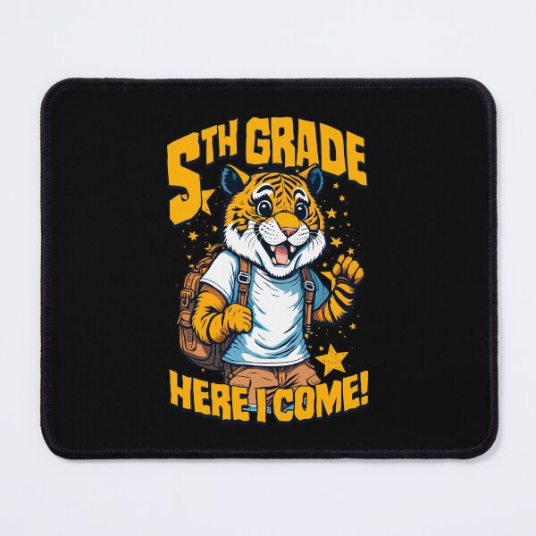 Item preview, 5th Grade Here I Come Back To First Day Of School Tiger designed and sold by GrandeDuc.