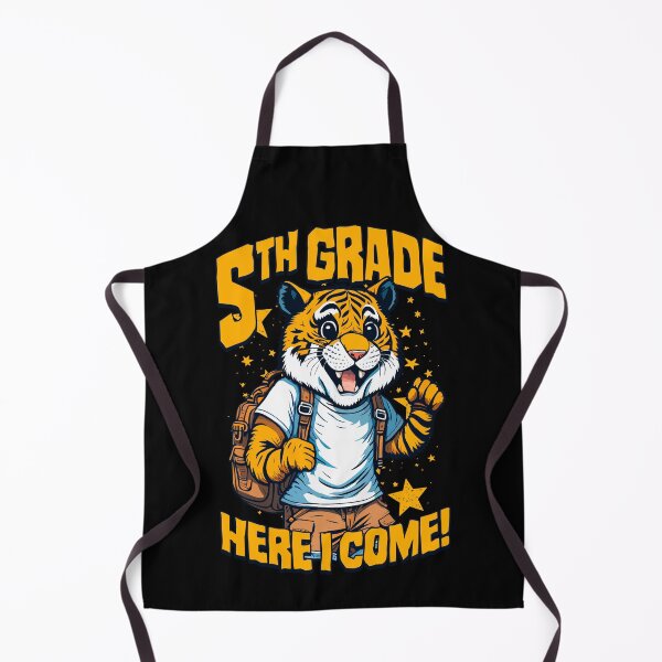 Item preview, 5th Grade Here I Come Back To First Day Of School Tiger designed and sold by GrandeDuc.