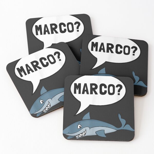 Item preview, Shark Marco Polo Ocean Vacation Funny   designed and sold by HeatherCWolf.