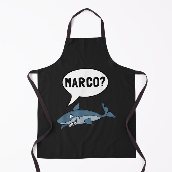 Item preview, Shark Marco Polo Ocean Vacation Funny designed and sold by HeatherCWolf.
