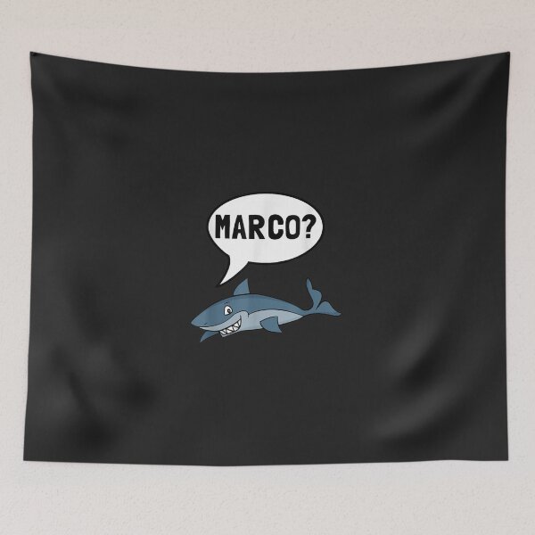 Item preview, Shark Marco Polo Ocean Vacation Funny   designed and sold by HeatherCWolf.