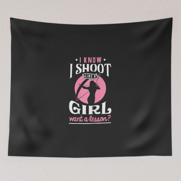 Item preview, Shoot Like A Girl Want A Leon - Archery & Hunting  designed and sold by HeatherCWolf.