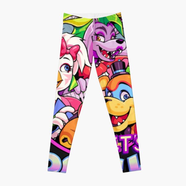 The Glamrock Gang [Neon Ver] Leggings for Sale by The Rabbit Follower