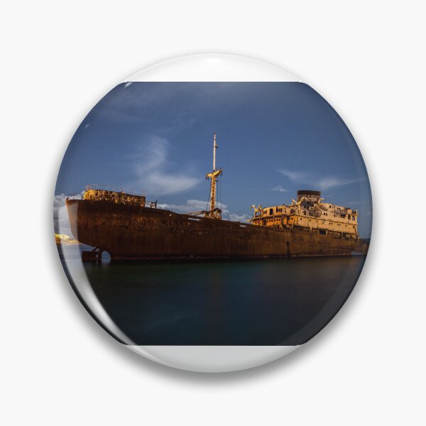 Item preview, Telamon Boat Shipwreck Lanzarote Canary Islands Spain Historic designed and sold by SmileMoreAgain.